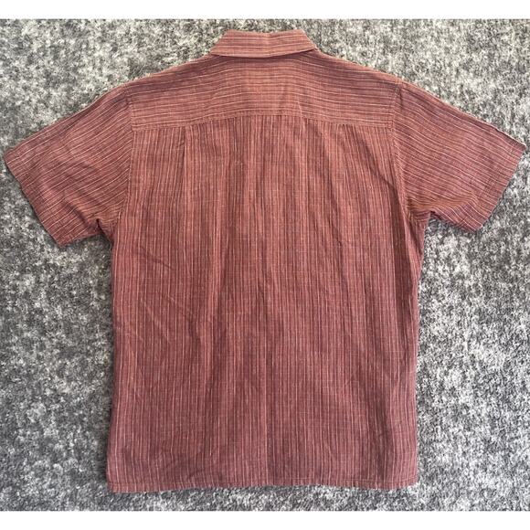 Patagonia Short Sleeve Plaid Shirt Mens Medium Red Classic Fit - Picture 2 of 13
